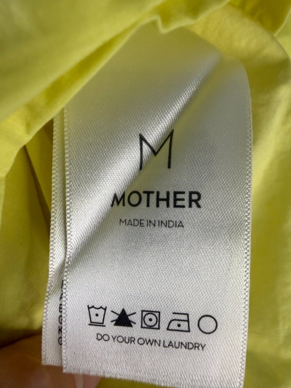MOTHER The Butterfly Tank Wing It Yellow Embroidered Ruffle Top-M- MSRP $195 - Picture 9 of 11